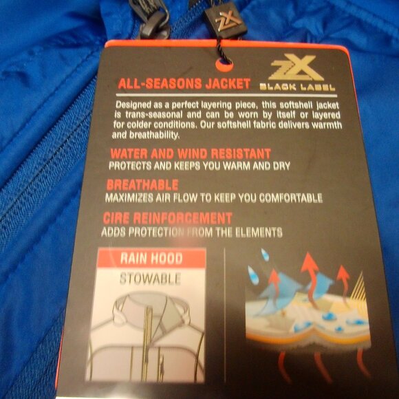 Zeroposur All Season Jacket Sz Small w/Hood NWT - Picture 6 of 8